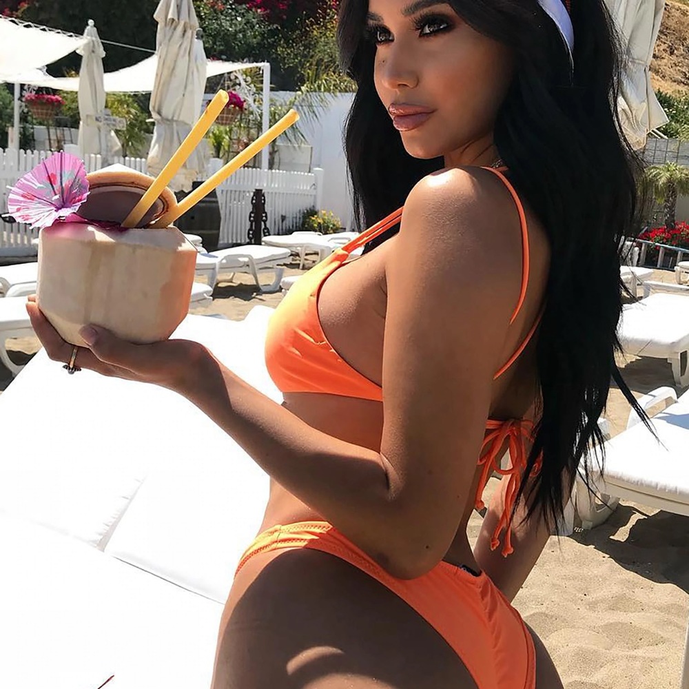 Fashion nova orange bikini